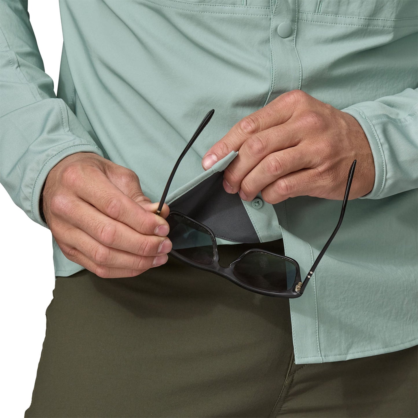 Patagonia M's River Rambler Hybrid Sun Hoody - DQ