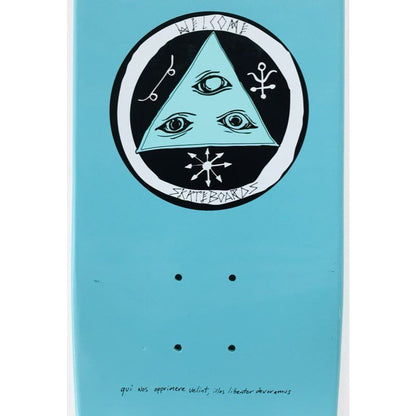 Welcome Skateboard Deck Sloth on Phoenix Teal 8.0" x 32"