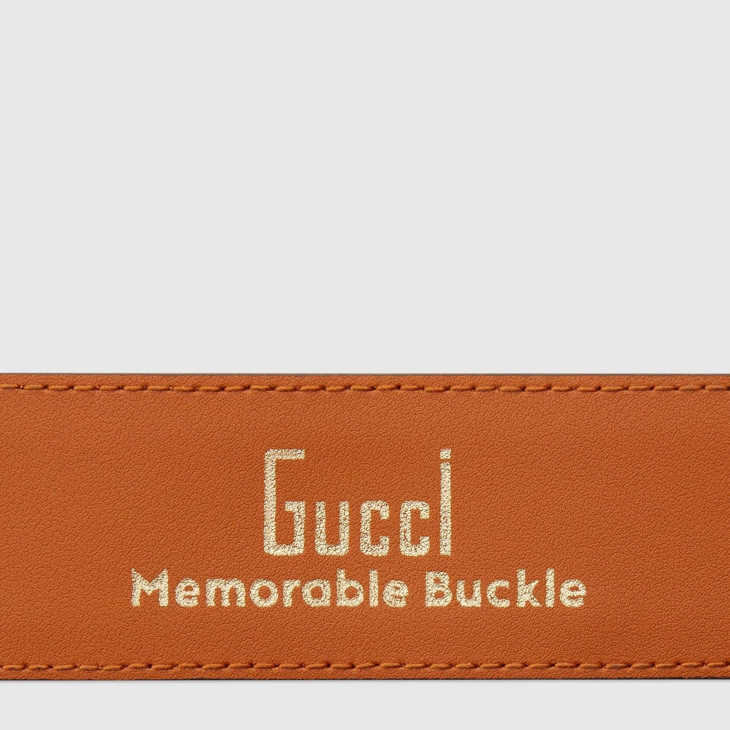 Gucci Light Brown Double-Sided Leather Belt with Gold G Buckle – Unisex