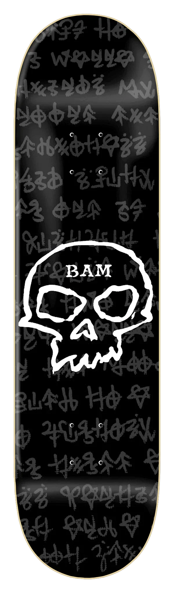 Zero Bam Strigoi Skull Skateboard Deck -  8.5″