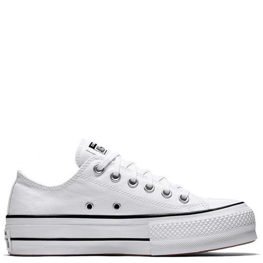 Converse Women's Chuck Taylor All Star Lift Low Top in White/Black