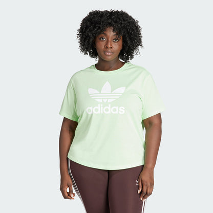 Women's adidas Adicolor Trefoil Boxy Tee (Plus Size)