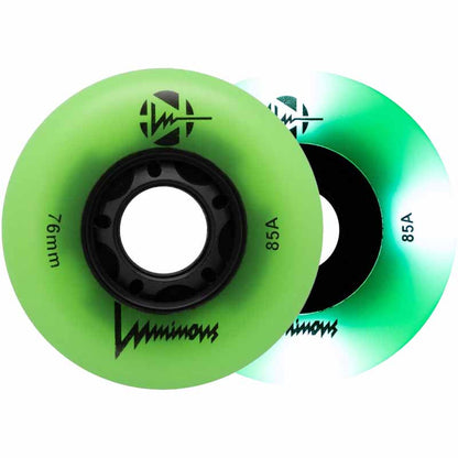 Luminous LED 76mm/85A Wheels (Pack of 4)