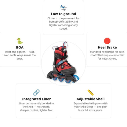 K2 Raider BOA Kids Skates