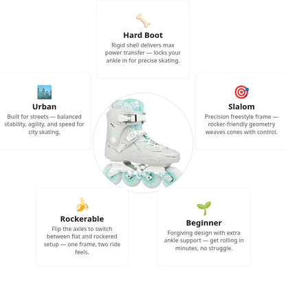 Flying Eagle X3 S7680 Shrike Grey Skates