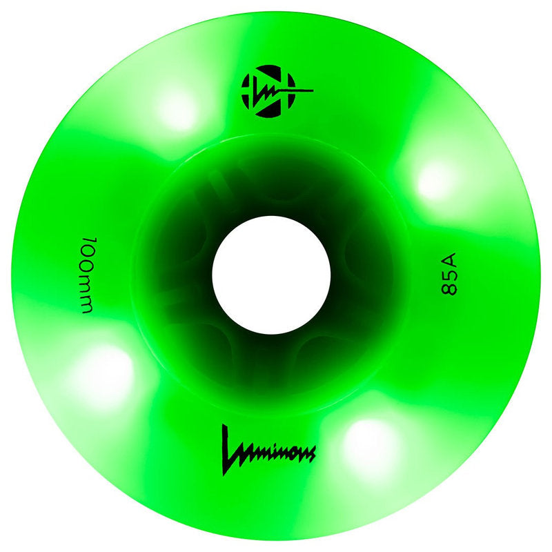 Luminous LED 100mm/85A Wheels (Pack of 3)