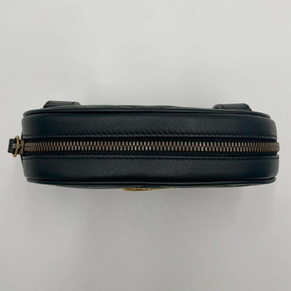 Gucci Marmont Matelasse Leather Belt Bag Black